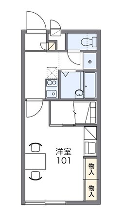 クレール紀三井寺の物件間取画像